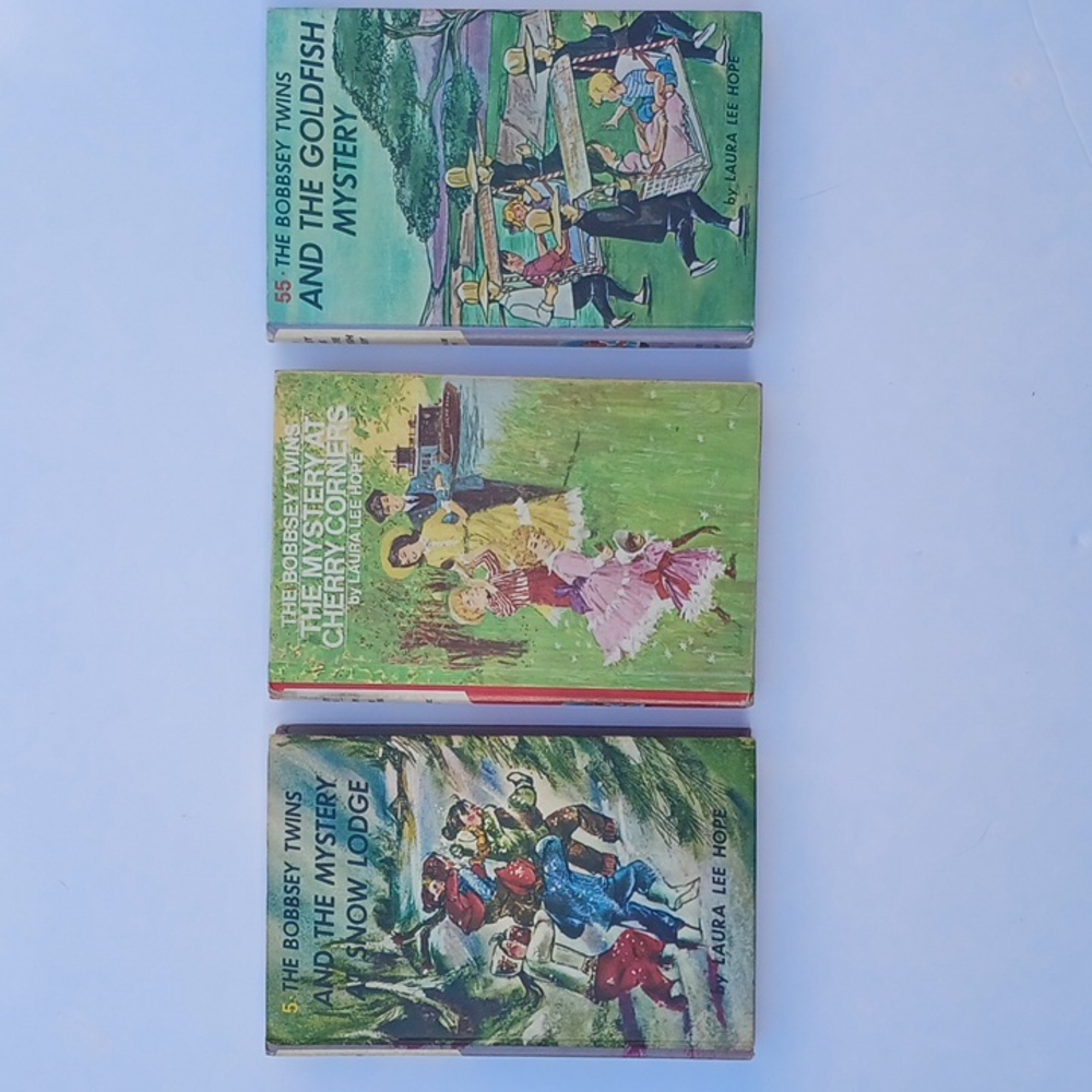Set of 3 Vintage Bobbsey Twin Books